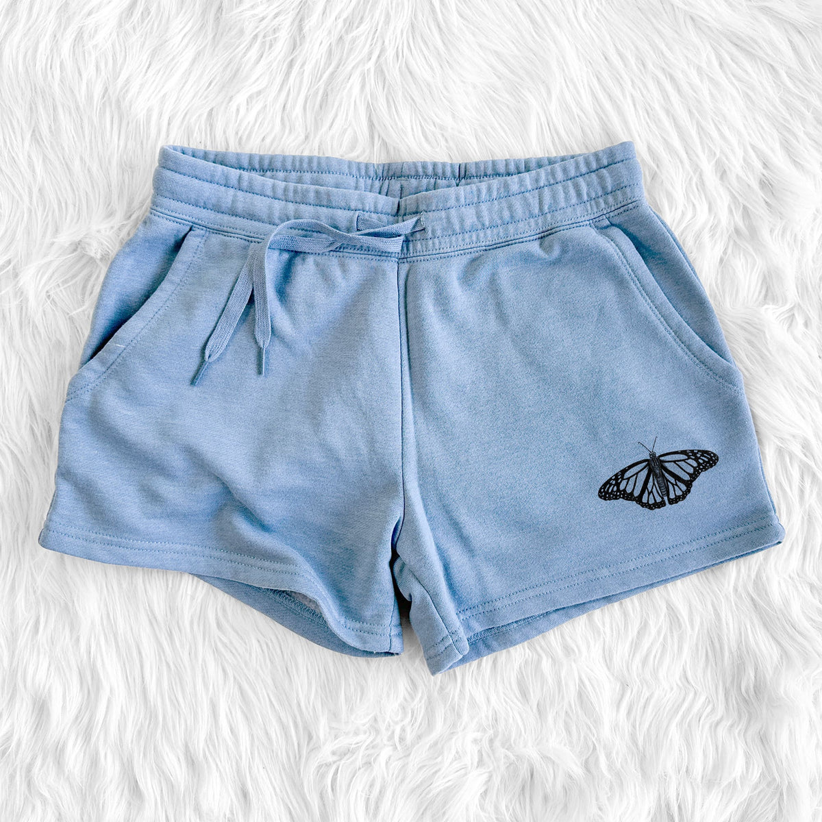 Danaus plexippus - Monarch Butterfly - Women's Cali Wave Shorts