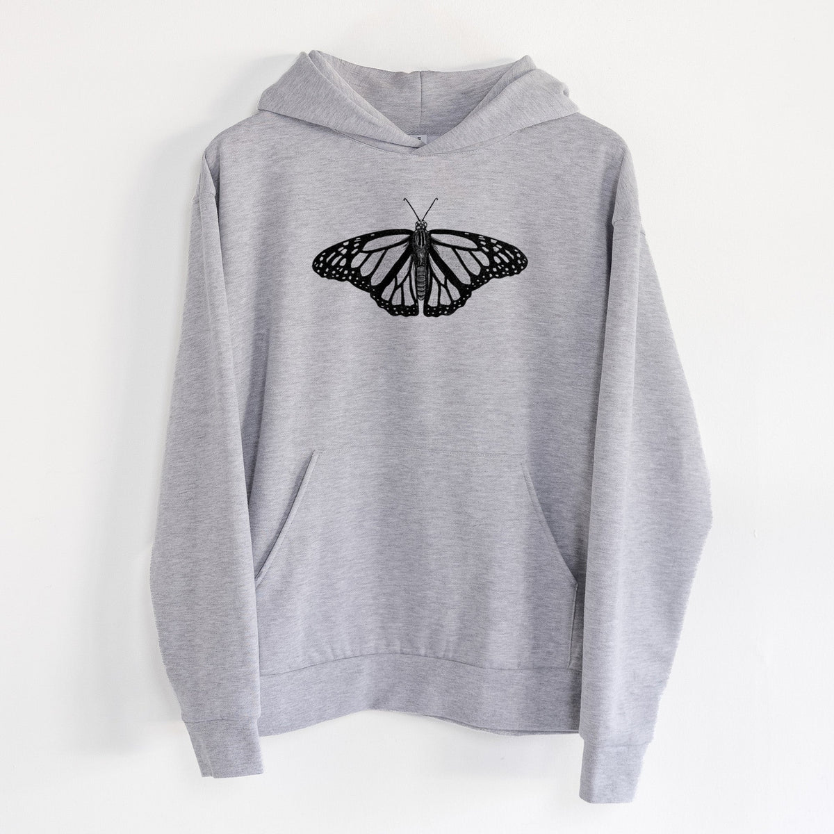Danaus plexippus - Monarch Butterfly  - Statement Midweight Hoodie