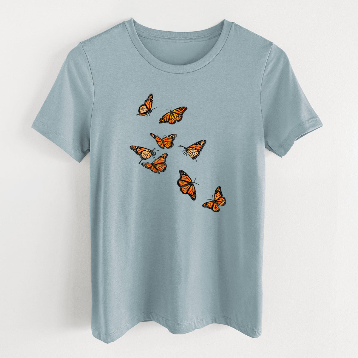 Monarch Migration - Women's Lightweight Relaxed Fit 100% Cotton Crewneck