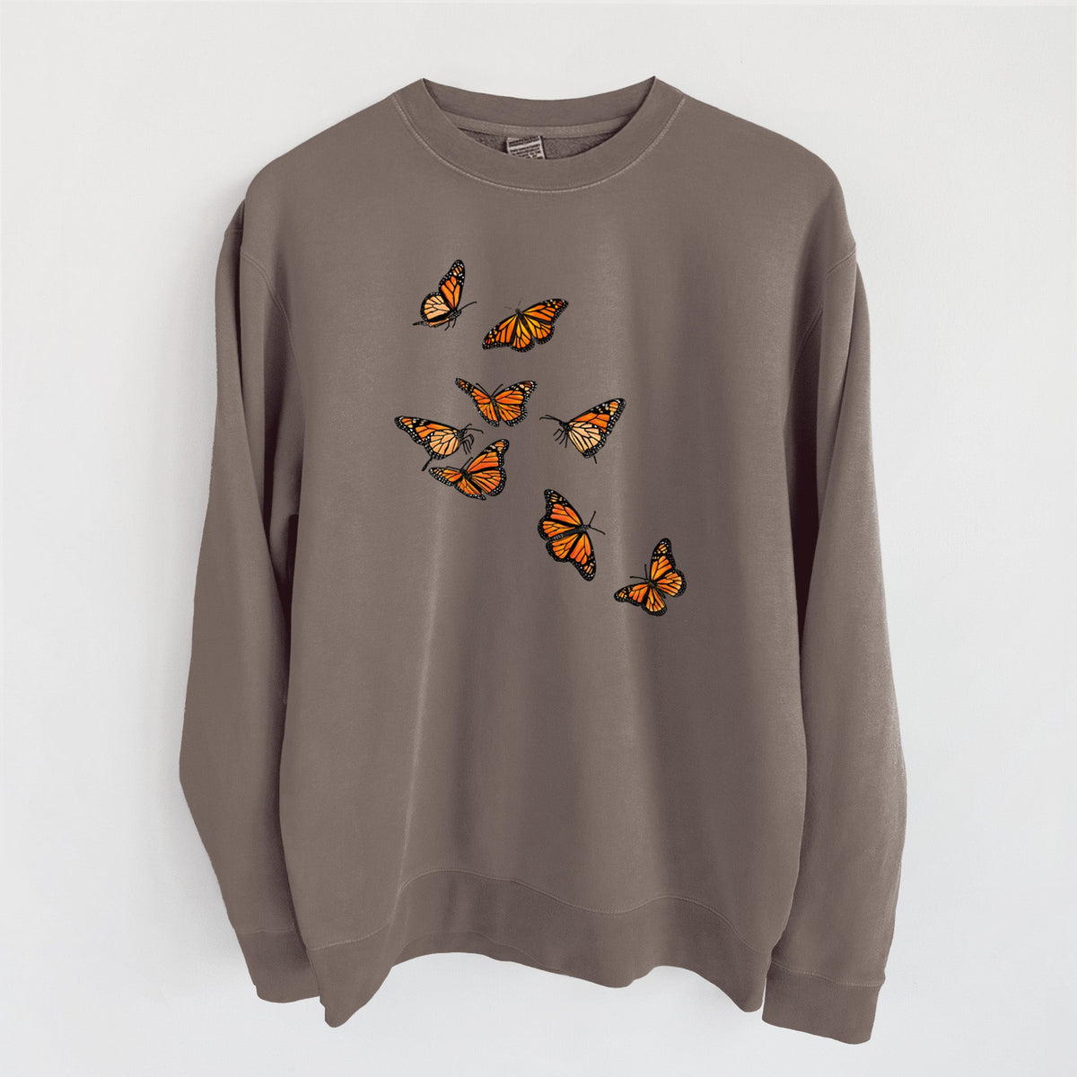Monarch Migration - Unisex Pigment Dyed Crew Sweatshirt