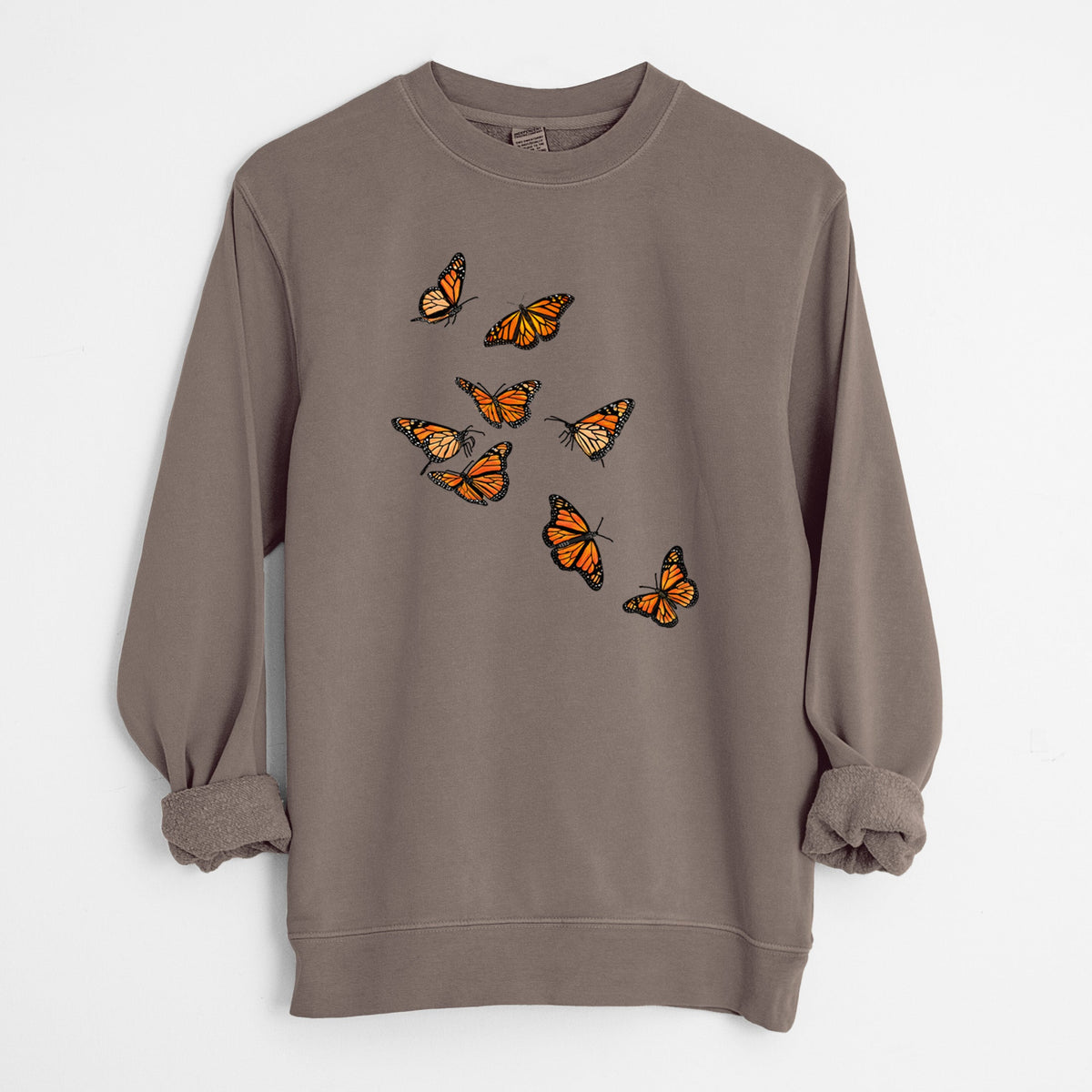 Monarch Migration - Unisex Pigment Dyed Crew Sweatshirt