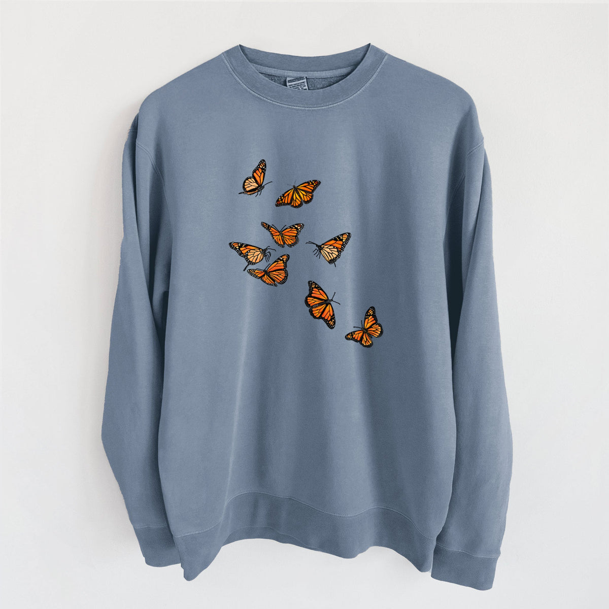 Monarch Migration - Unisex Pigment Dyed Crew Sweatshirt