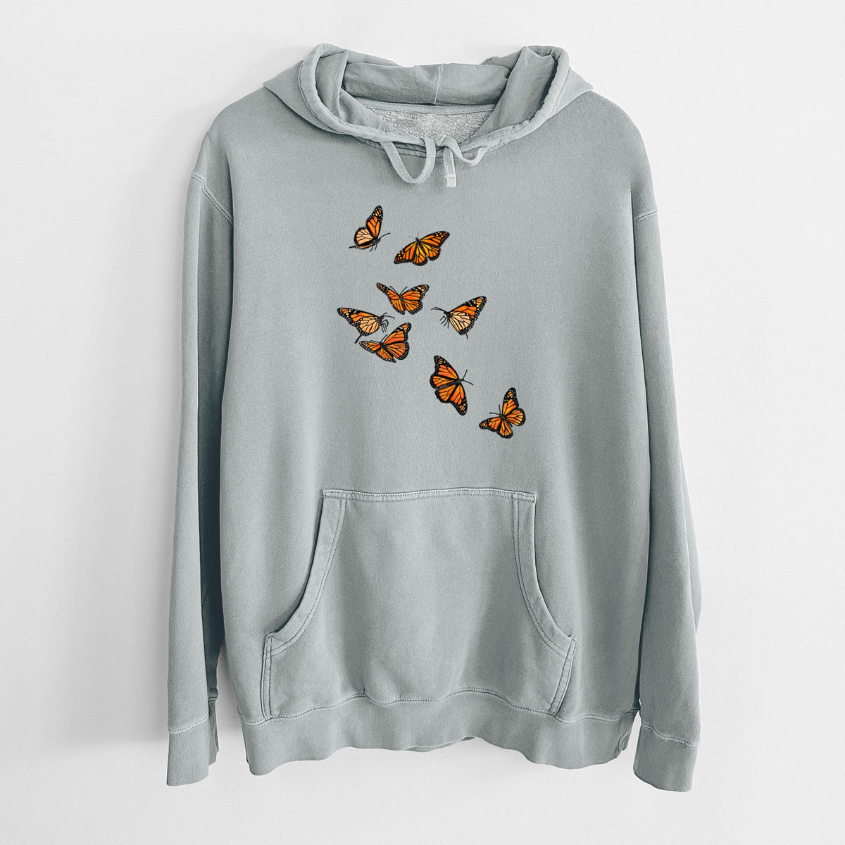 Monarch Migration - Unisex Pigment Dyed Hoodie