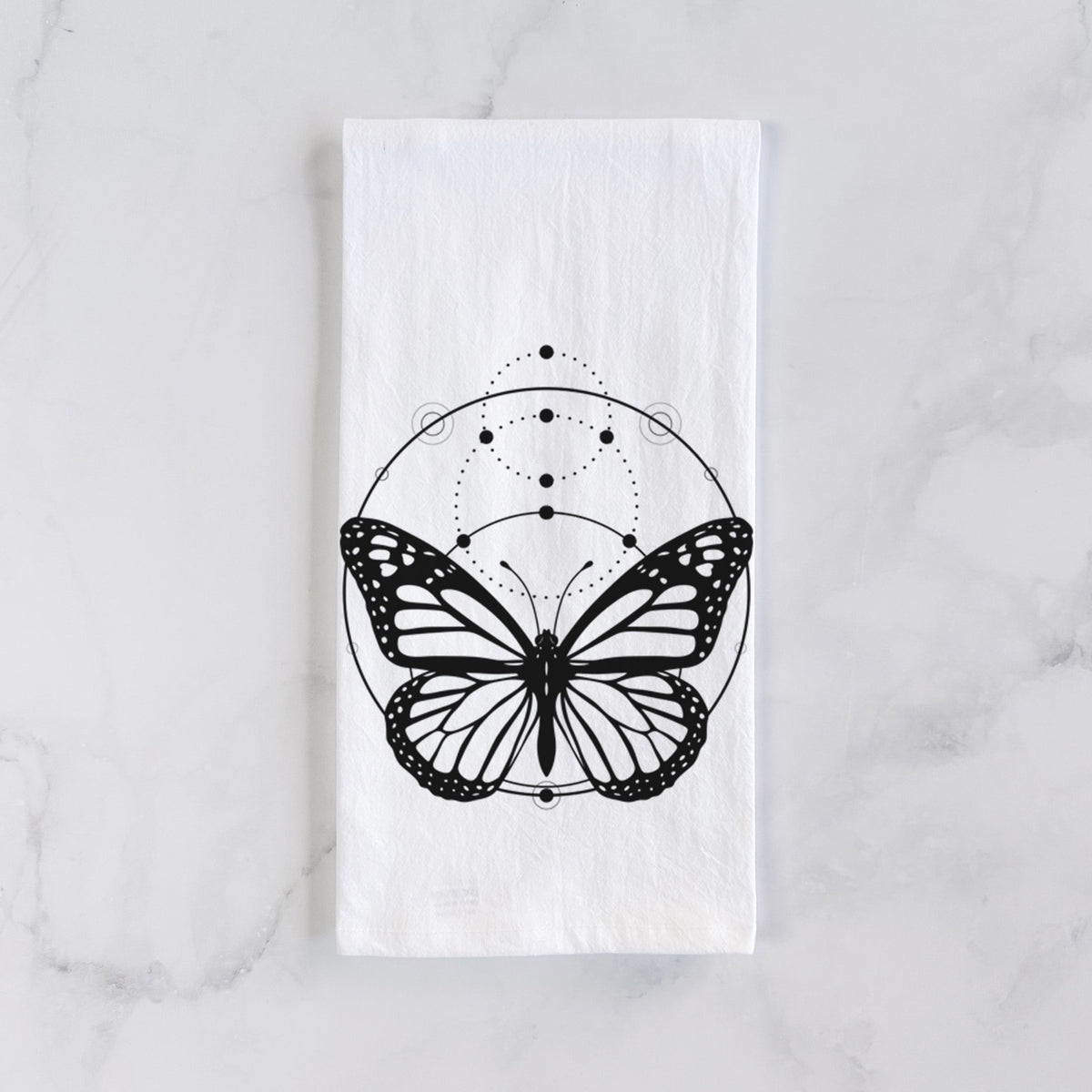 Monarch Symmetry Tea Towel