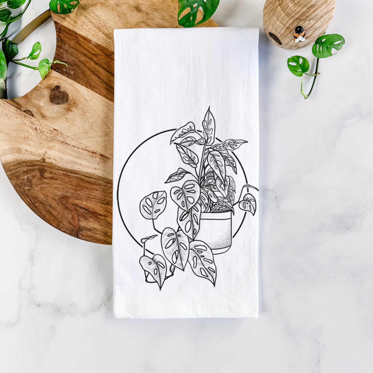 Monstera Adansonii Tea Towel