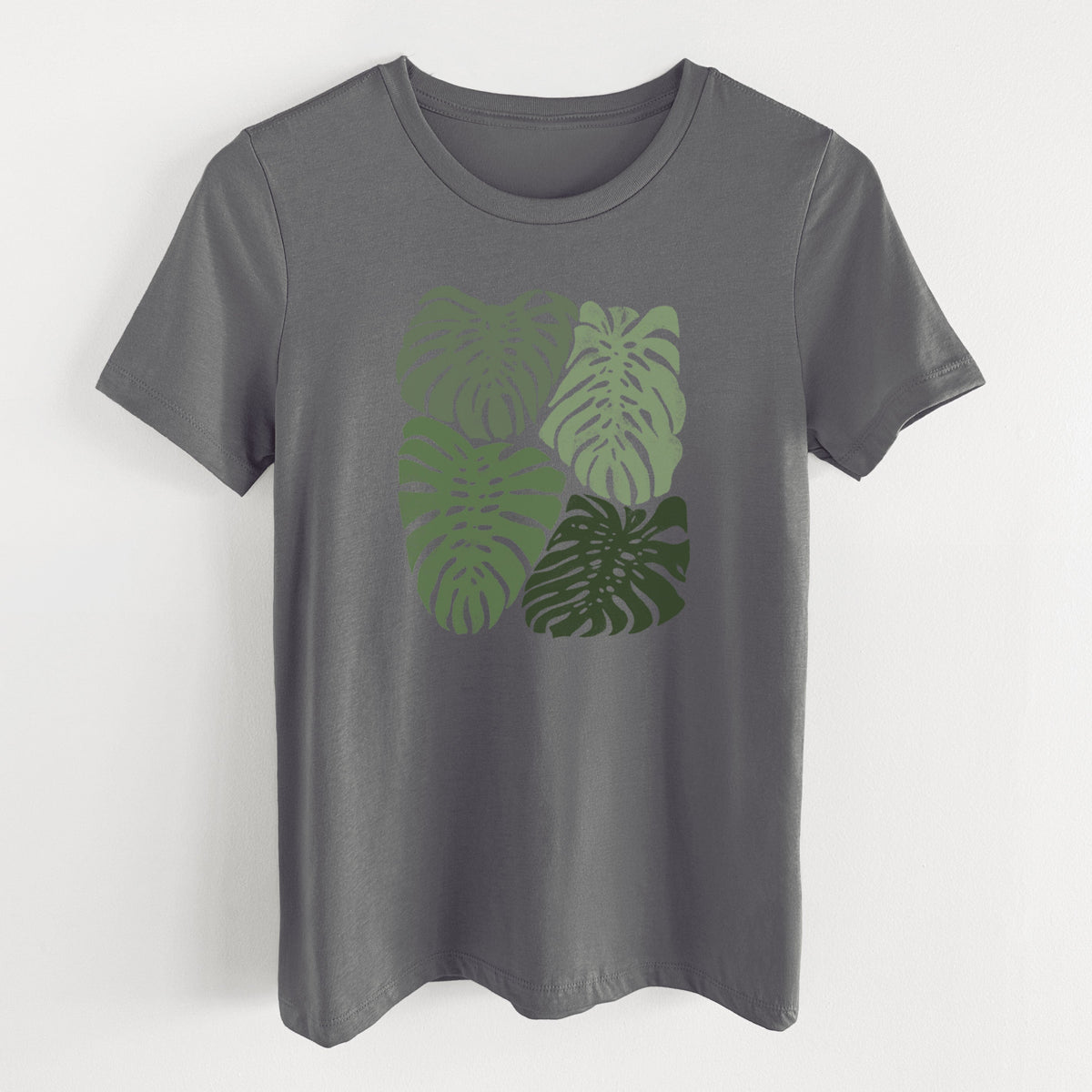 Monstera Vibes - Women's Lightweight Relaxed Fit 100% Cotton Crewneck