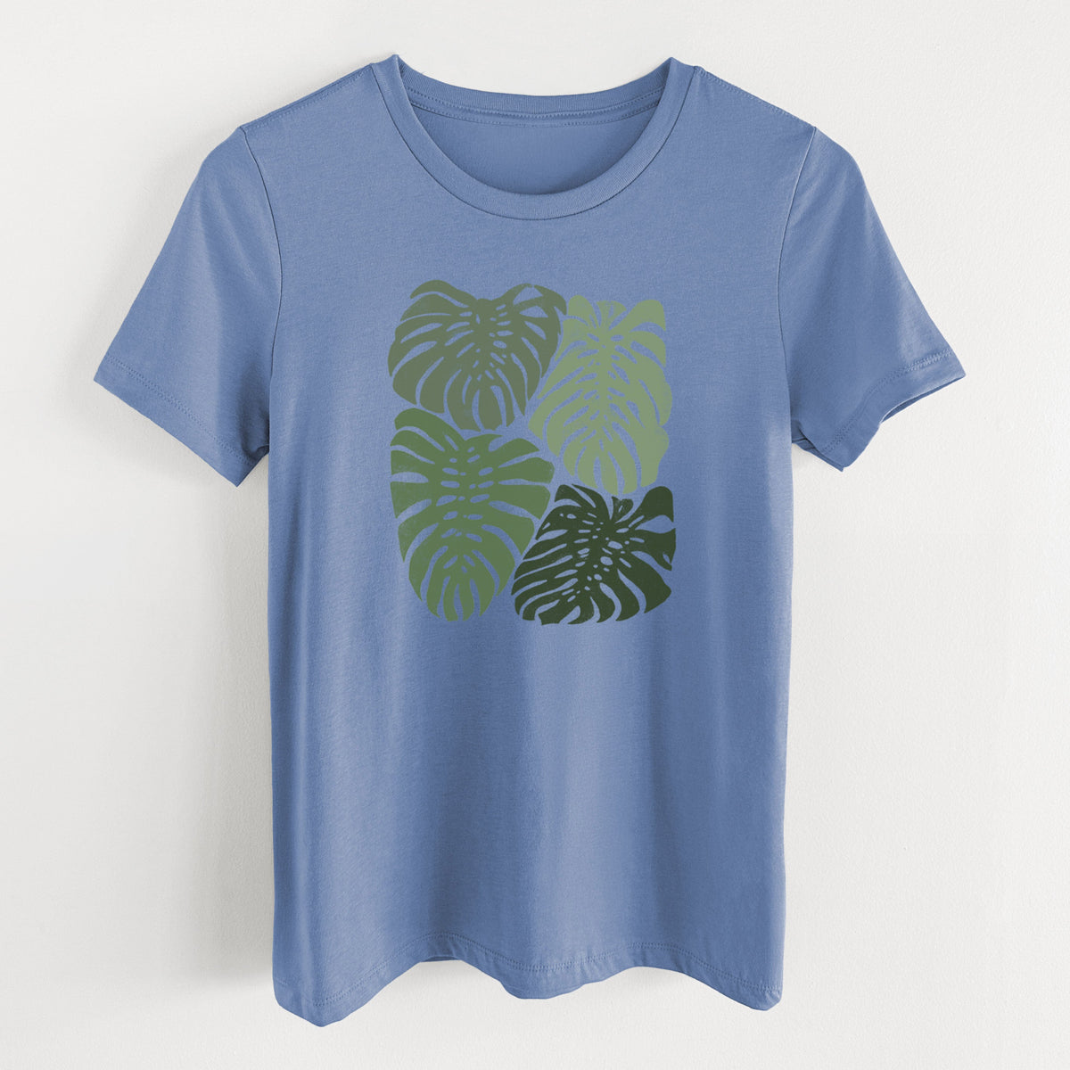 Monstera Vibes - Women's Lightweight Relaxed Fit 100% Cotton Crewneck