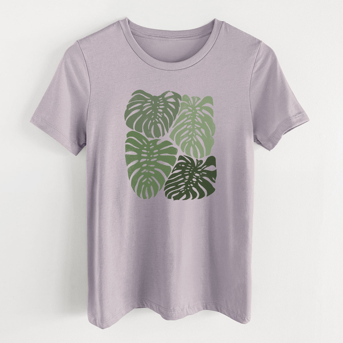 Monstera Vibes - Women's Lightweight Relaxed Fit 100% Cotton Crewneck
