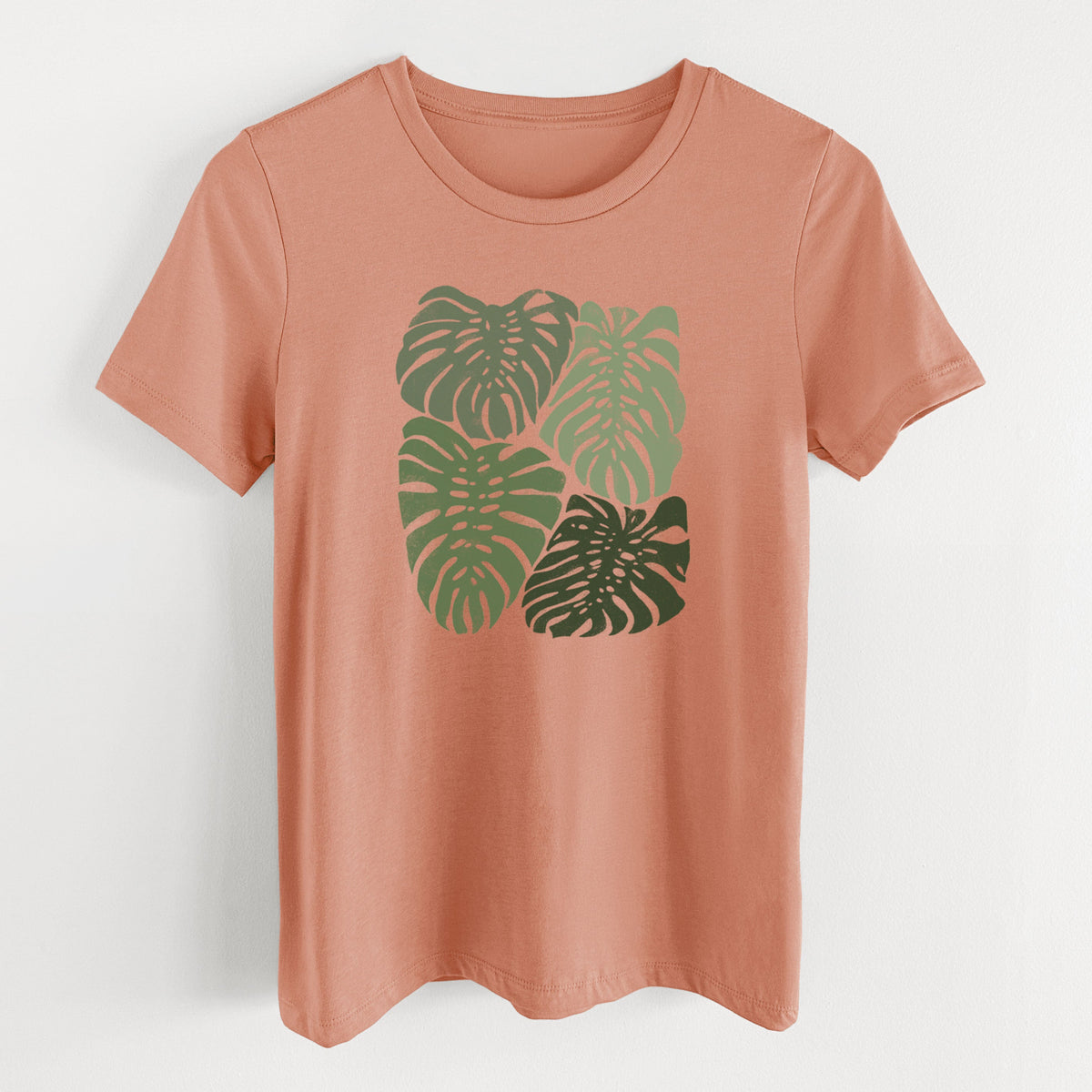 Monstera Vibes - Women's Lightweight Relaxed Fit 100% Cotton Crewneck