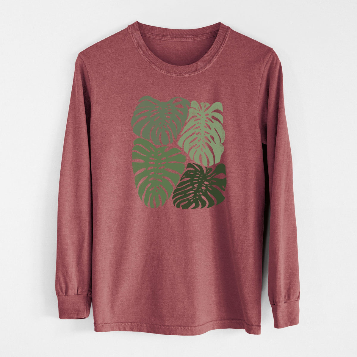 Monstera Vibes - Unisex Comfort Colors 100% Cotton Long Sleeve