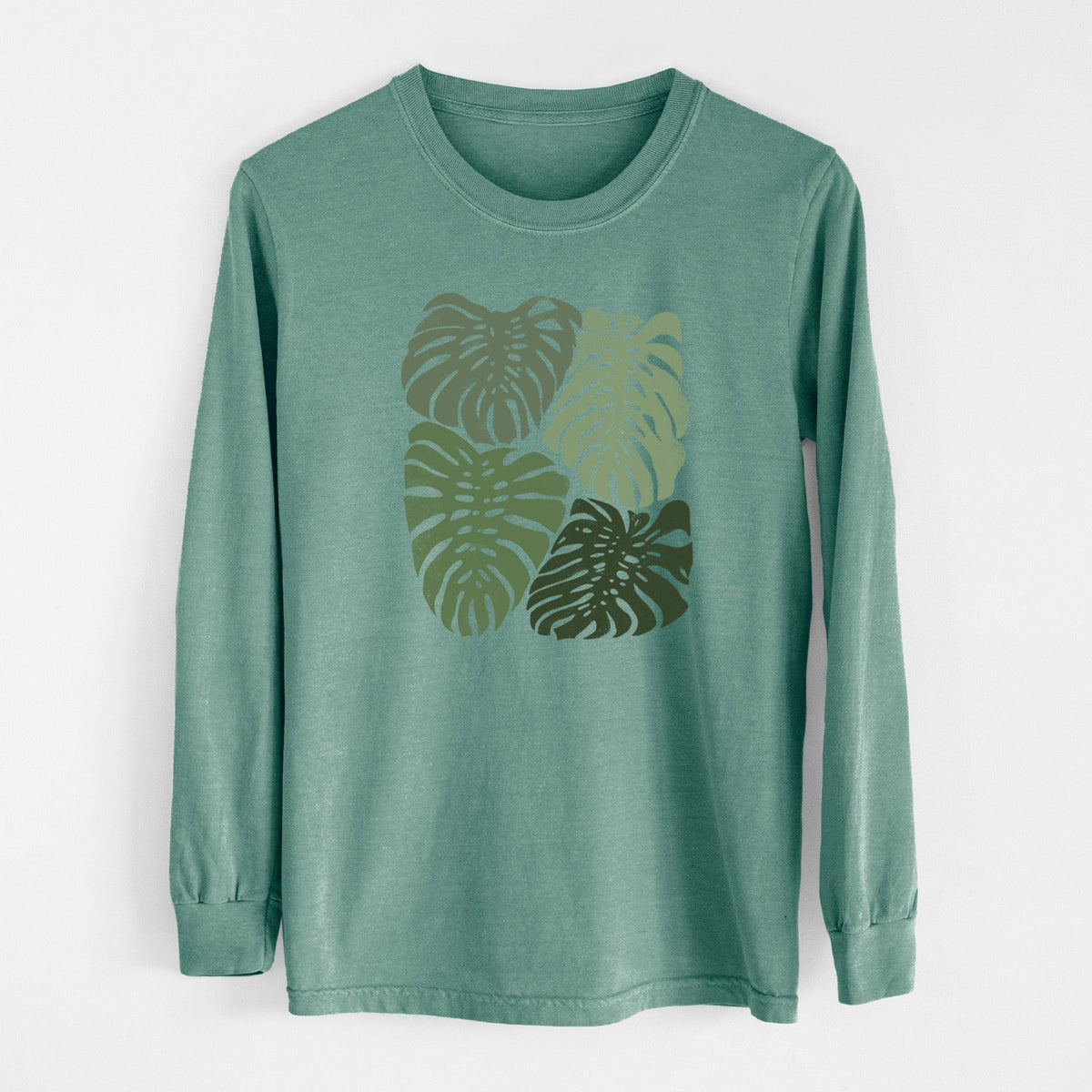 Monstera Vibes - Unisex Comfort Colors 100% Cotton Long Sleeve