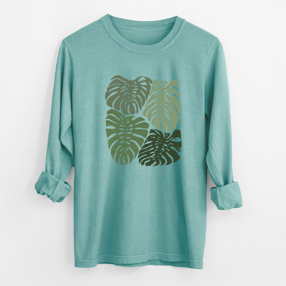 Monstera Vibes - Unisex Comfort Colors 100% Cotton Long Sleeve