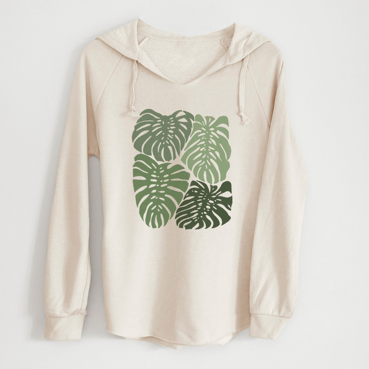 Monstera Vibes - Cali Wave Hooded Sweatshirt