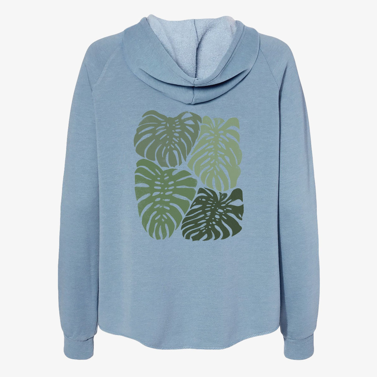 MonsteraVibes - Women's Cali Wave Zip-Up Sweatshirt