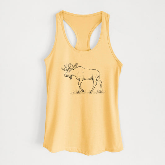Bull Moose - Alces alces - Women's Racerback Tanktop