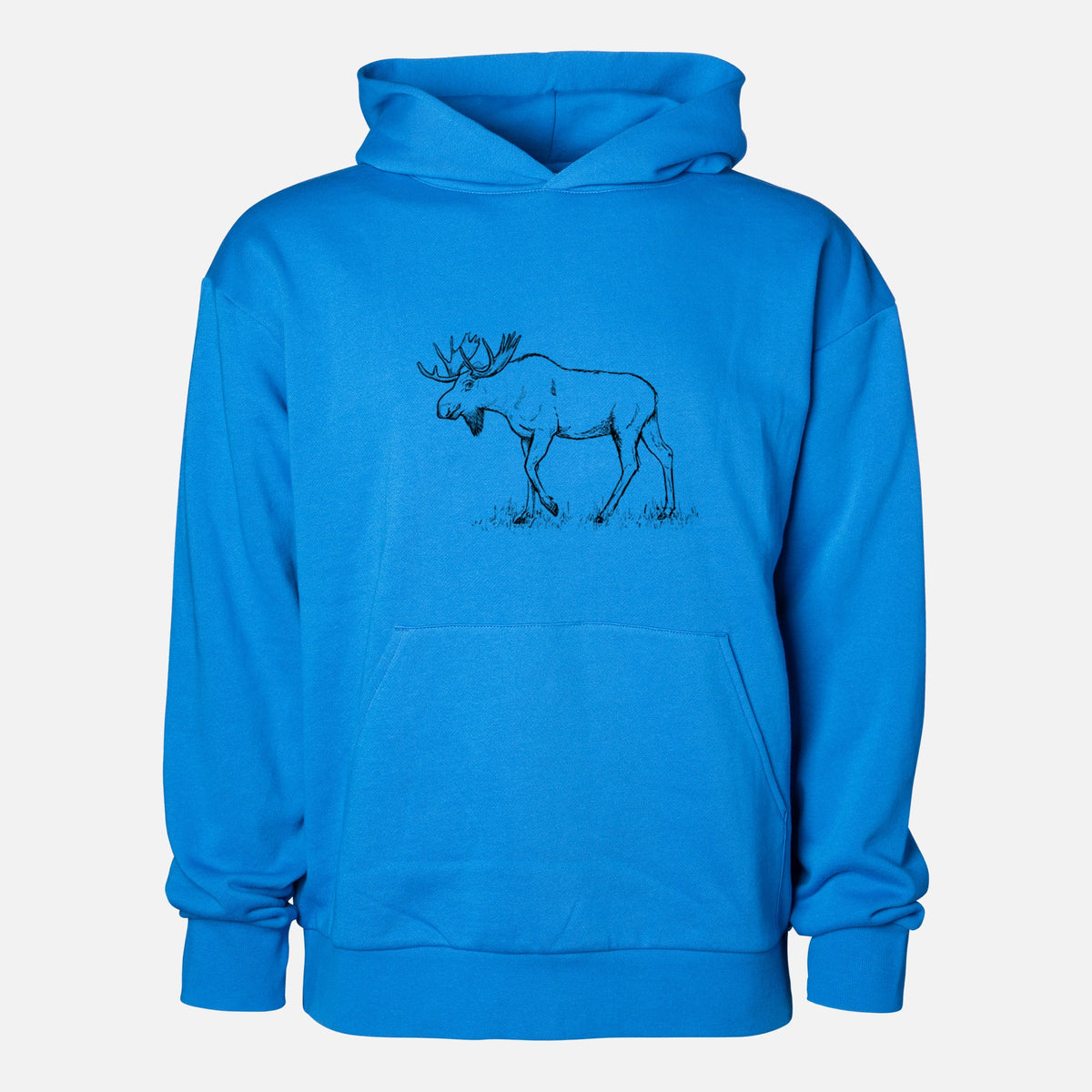 Bull Moose - Alces alces  - Statement Midweight Hoodie
