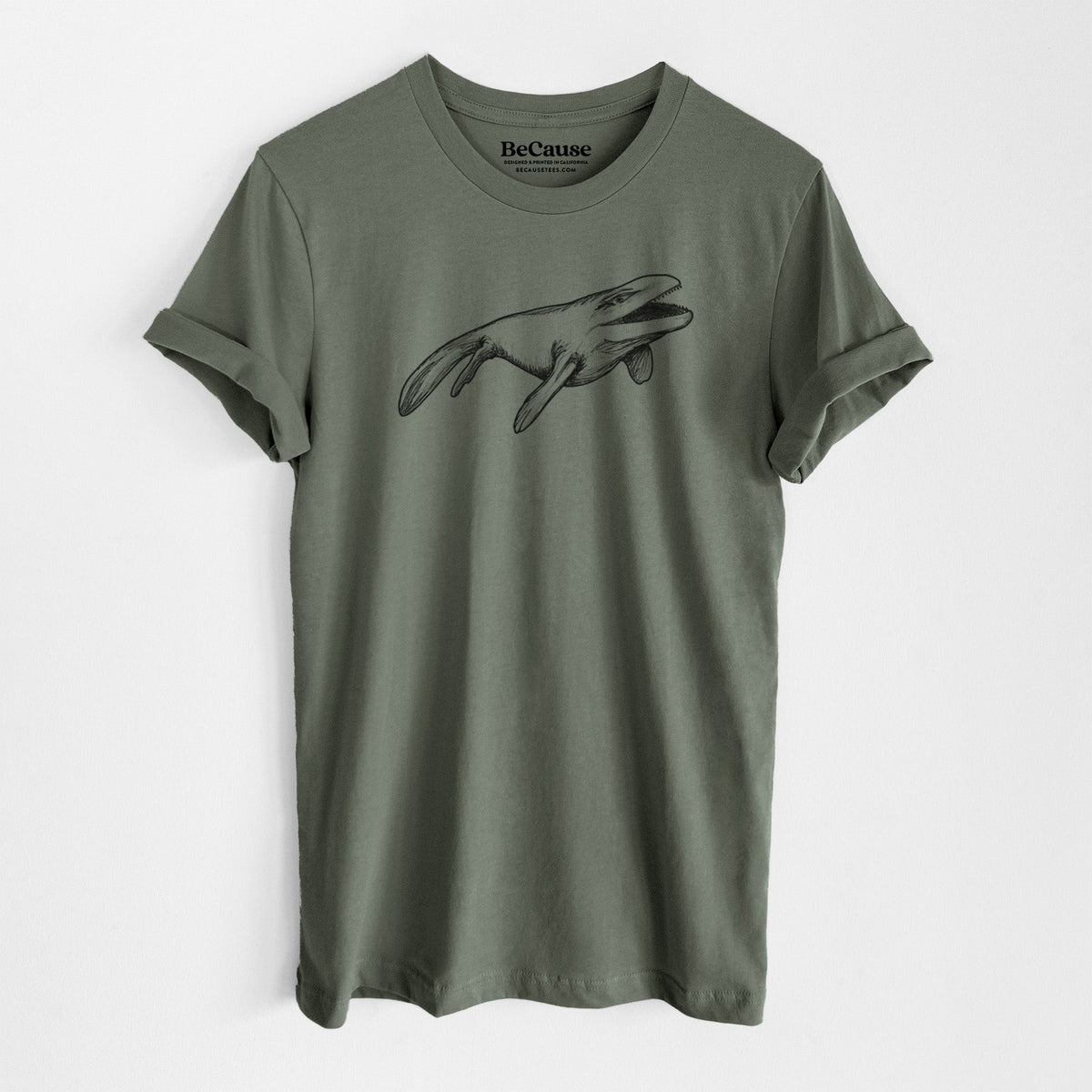 Mosasaur - Mosasaurus Hoffmani - Lightweight 100% Cotton Unisex Crewneck