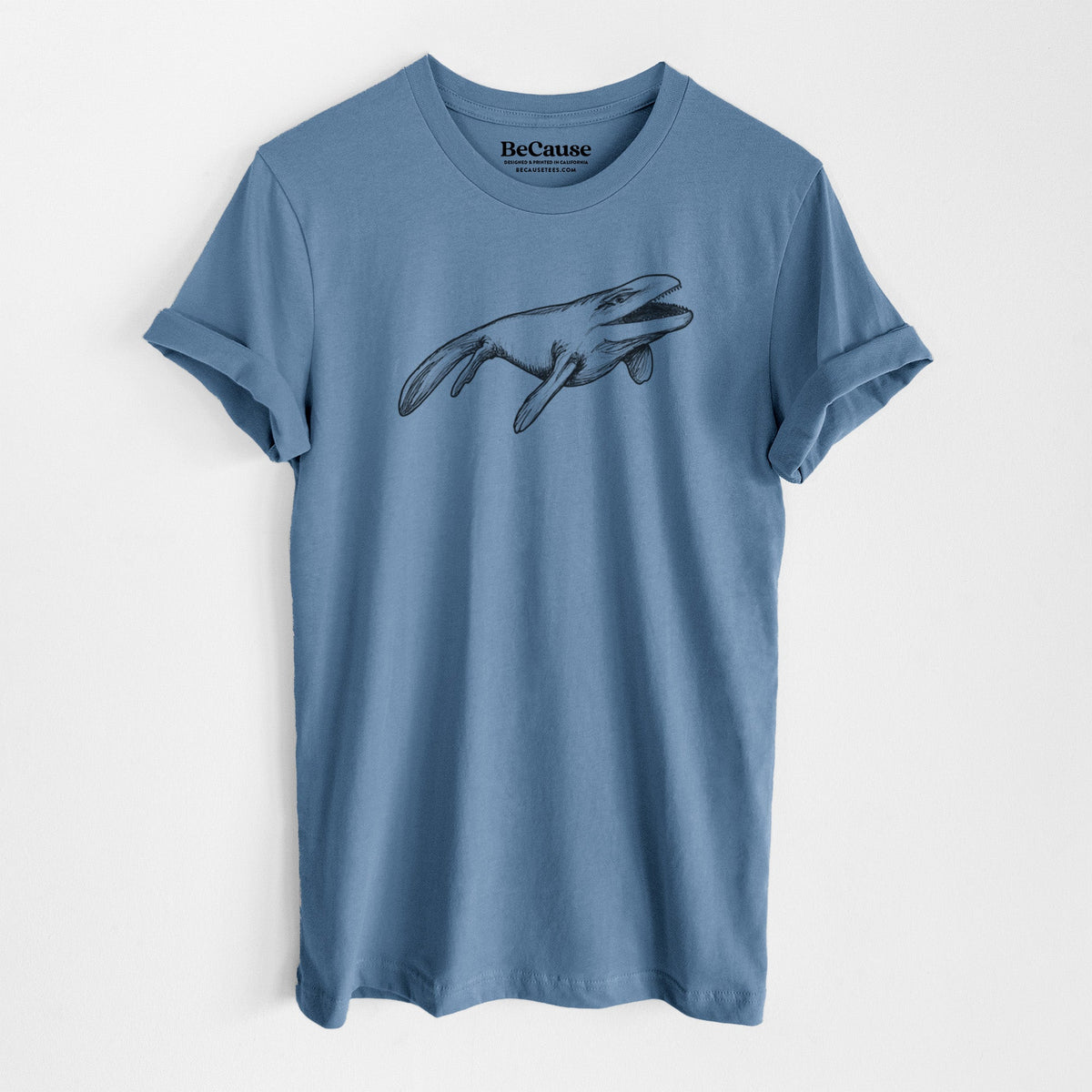 Mosasaur - Mosasaurus Hoffmani - Lightweight 100% Cotton Unisex Crewneck
