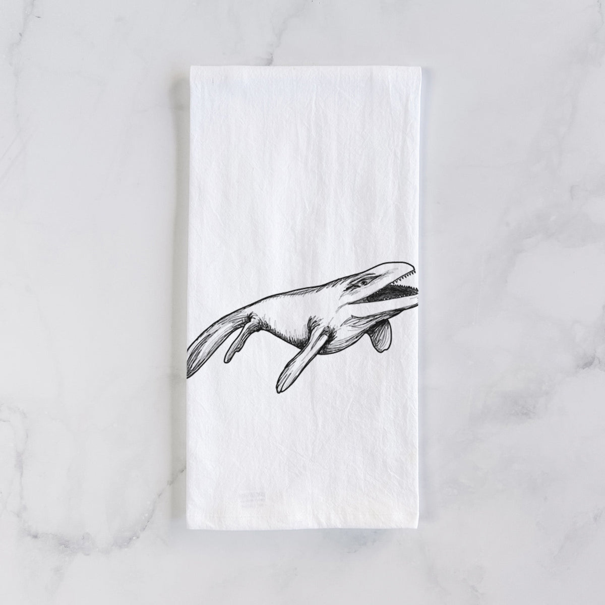Mosasaur - Mosasaurus Hoffmani Tea Towel