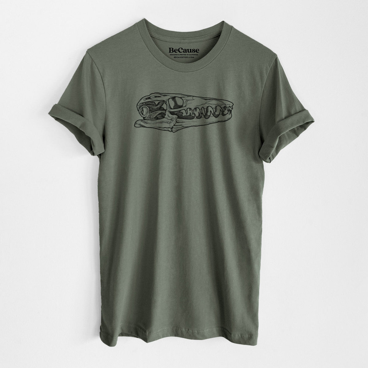 Mosasaur Skull - Lightweight 100% Cotton Unisex Crewneck