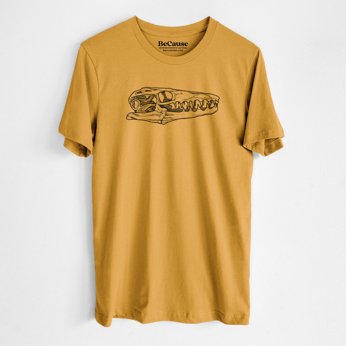 Mosasaur Skull - Lightweight 100% Cotton Unisex Crewneck