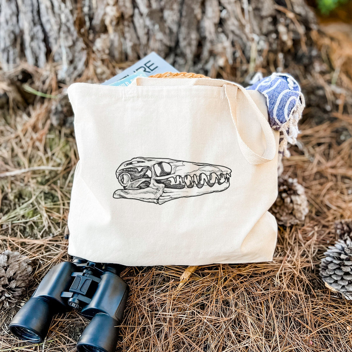 Mosasaur Skull - Tote Bag