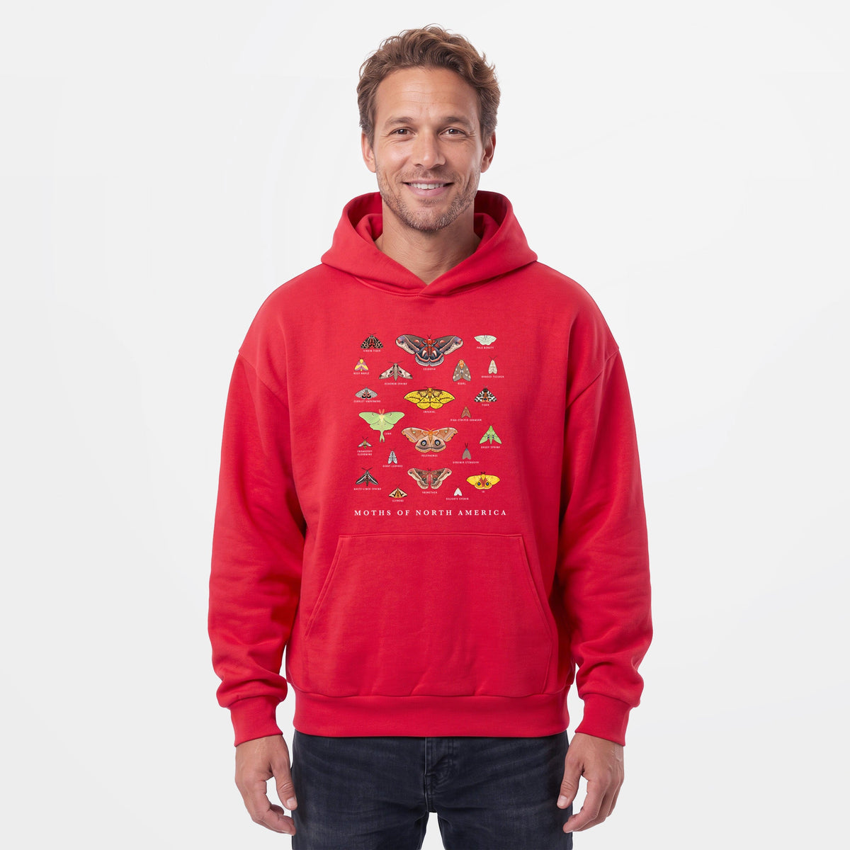Moths of North America  - Statement Midweight Hoodie
