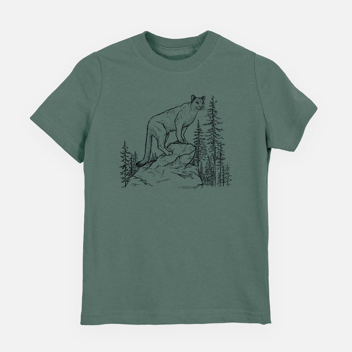 Mountain Lion - Puma concolor - Toddler/Youth Shirt
