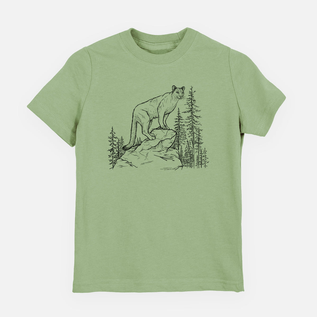 Mountain Lion - Puma concolor - Toddler/Youth Shirt