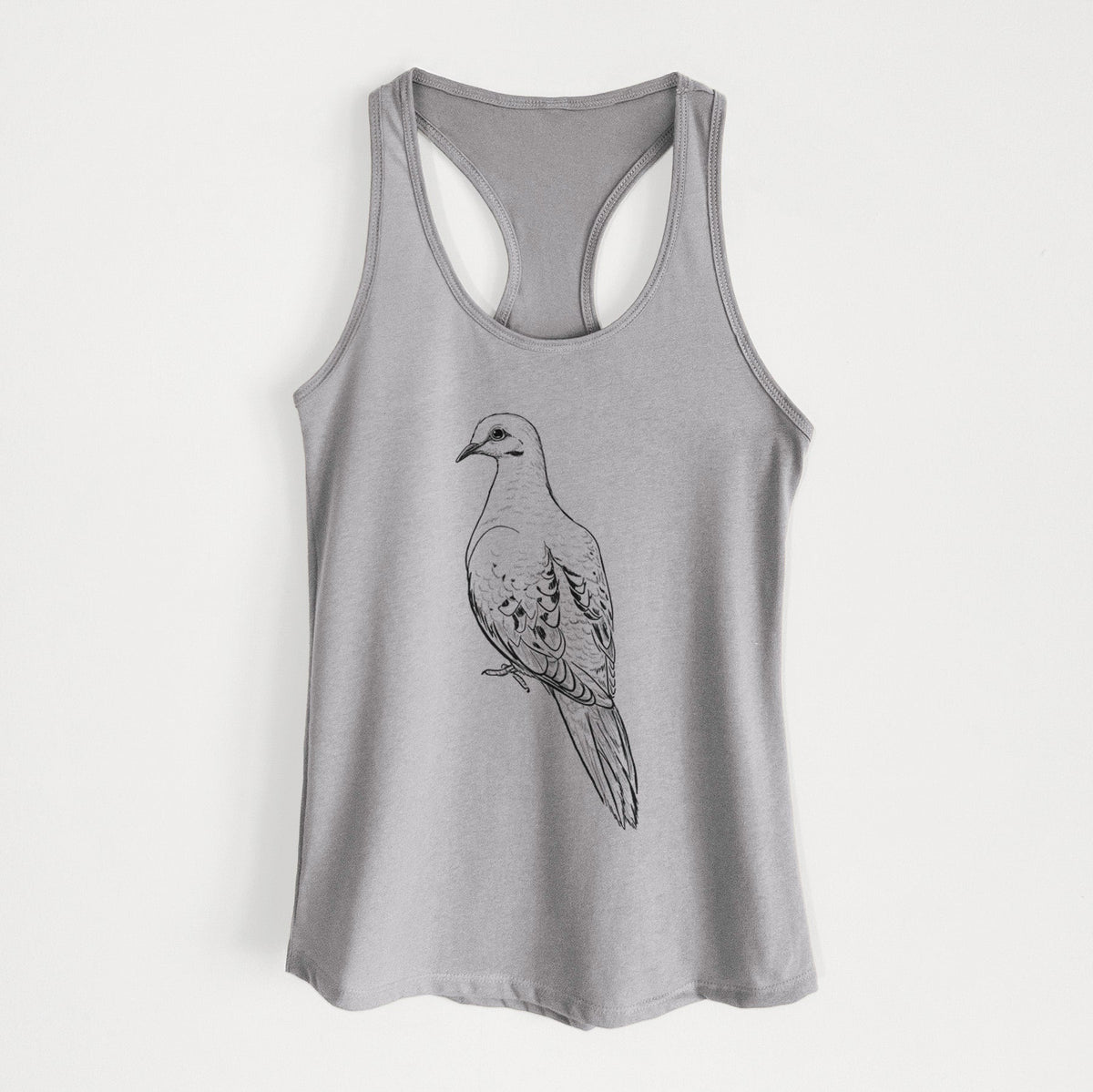 Mourning Dove - Zenaida macroura - Women's Racerback Tanktop