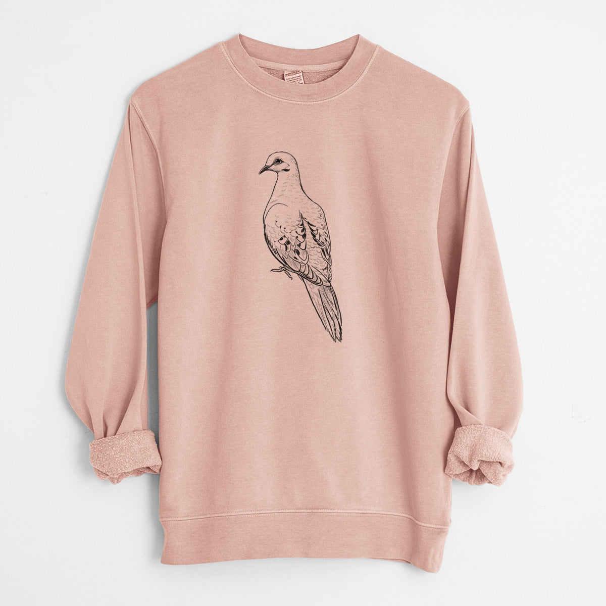 Mourning Dove - Zenaida macroura - Unisex Pigment Dyed Crew Sweatshirt
