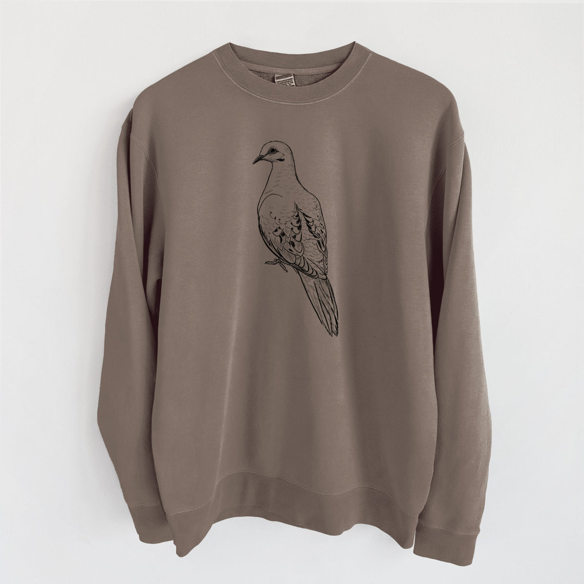 Mourning Dove - Zenaida macroura - Unisex Pigment Dyed Crew Sweatshirt