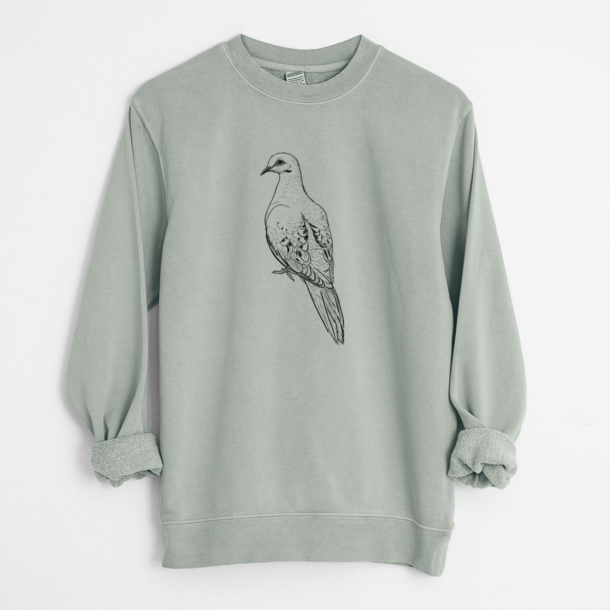 Mourning Dove - Zenaida macroura - Unisex Pigment Dyed Crew Sweatshirt