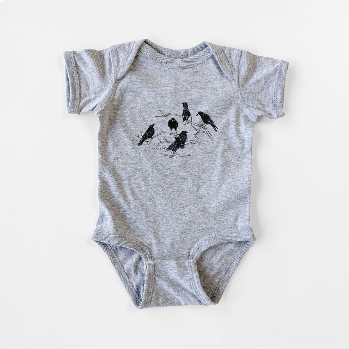 Murder of Crows - Baby Fine Jersey Bodysuit