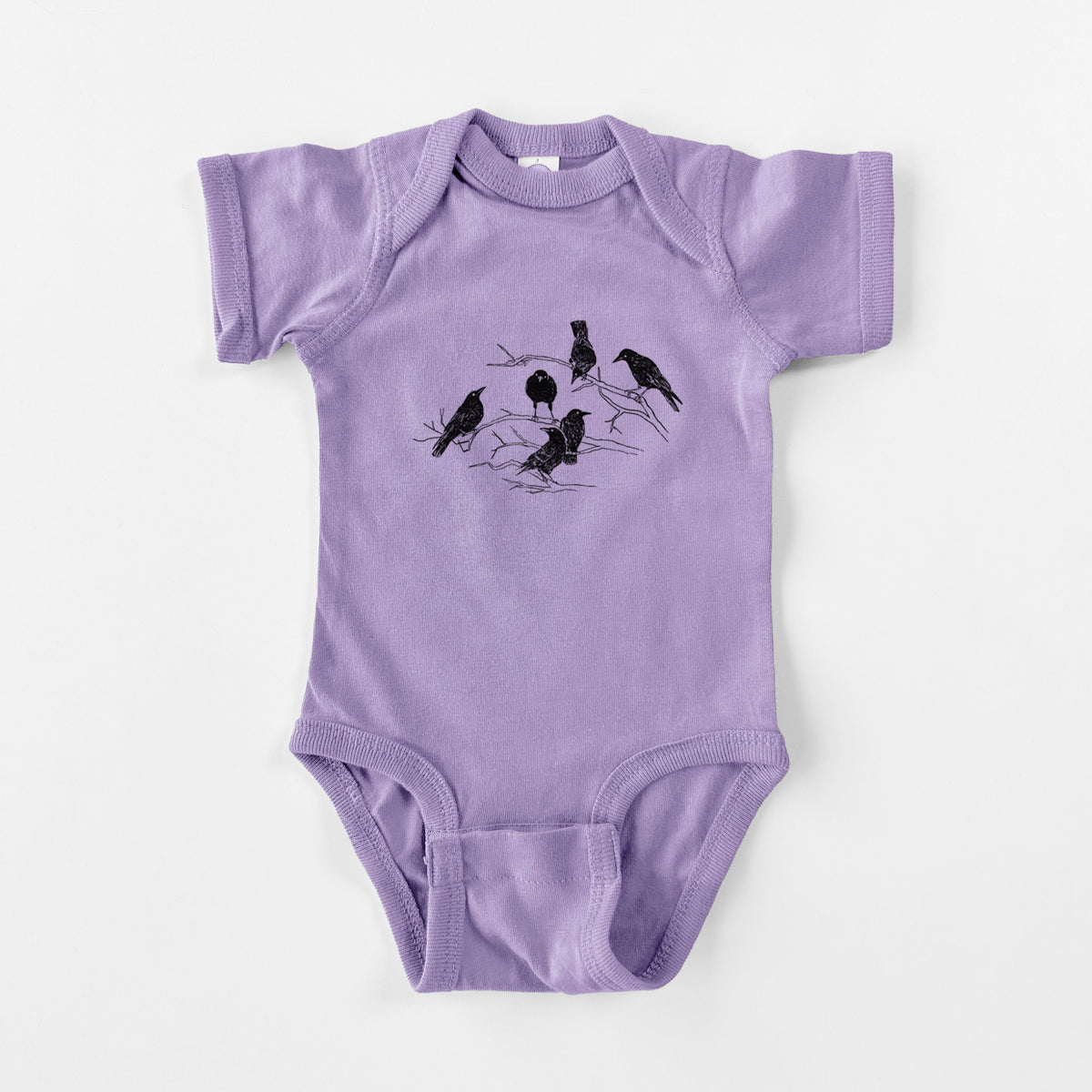 Murder of Crows - Baby Fine Jersey Bodysuit