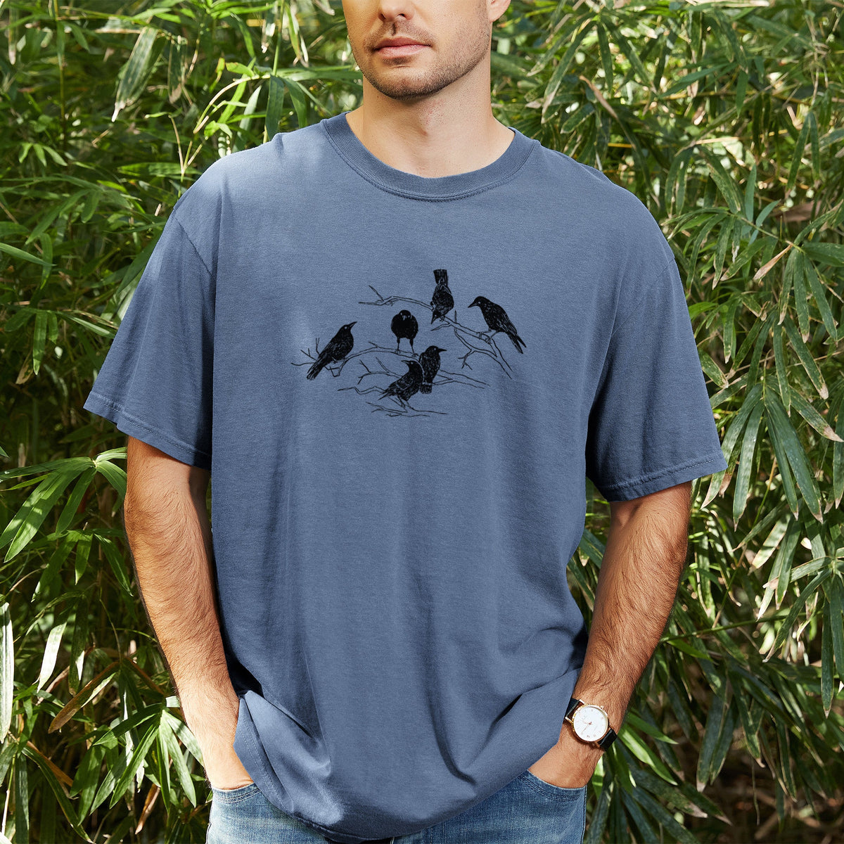 Murder of Crows - Unisex Comfort Colors Garment-Dyed Heavyweight T-shirt