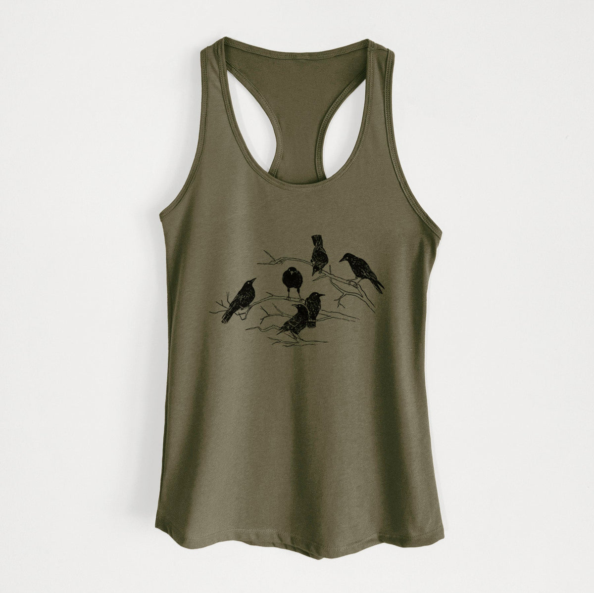 Murder of Crows - Women's Racerback Tanktop