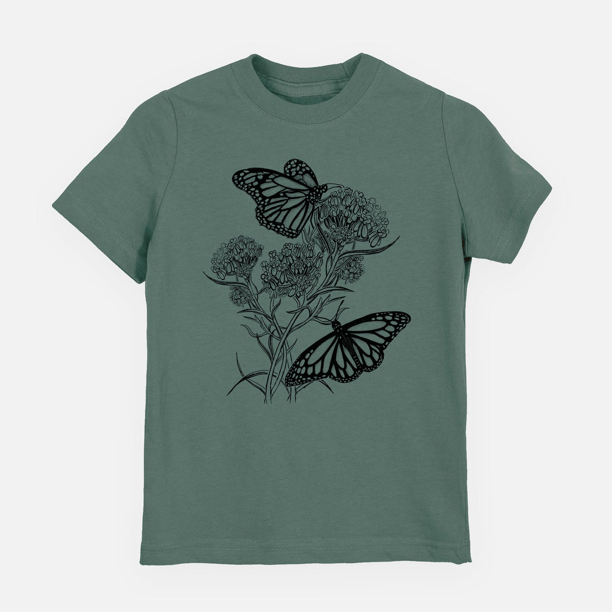 Narrowleaf Milkweed with Monarchs - Toddler/Youth Shirt