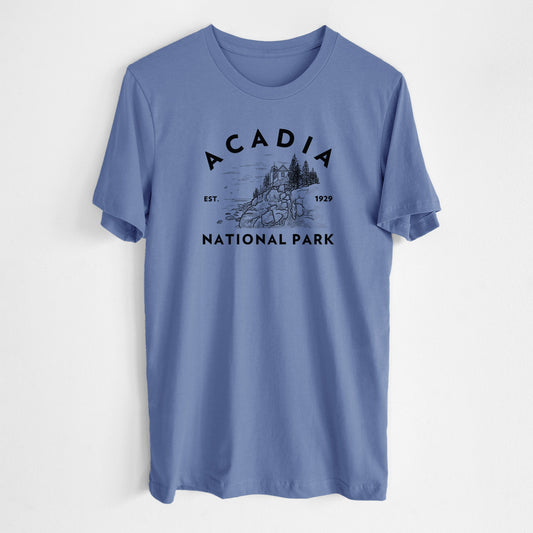 Acadia National Park - Lightweight 100% Cotton Unisex Crewneck