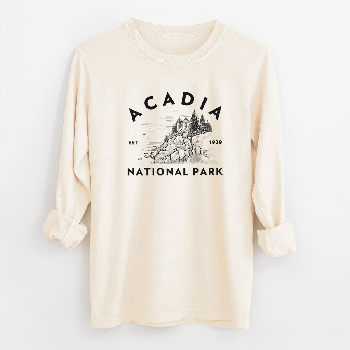 Acadia National Park - Unisex Comfort Colors 100% Cotton Long Sleeve