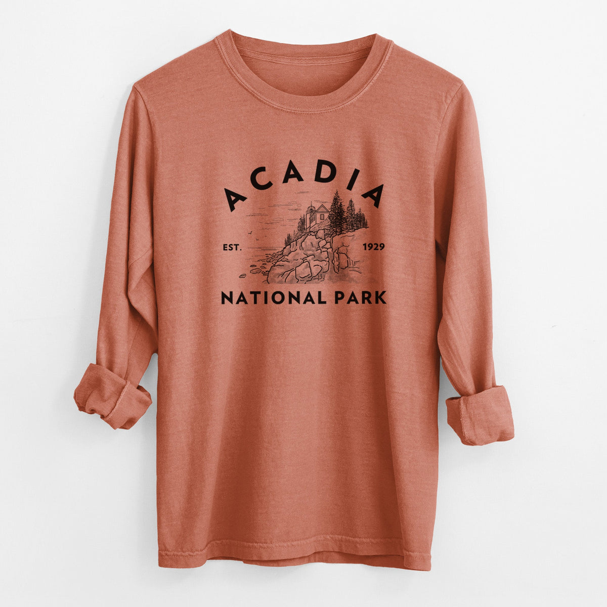 Acadia National Park - Unisex Comfort Colors 100% Cotton Long Sleeve