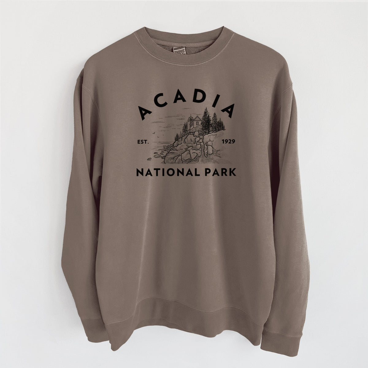 Acadia National Park - Unisex Pigment Dyed Crew Sweatshirt