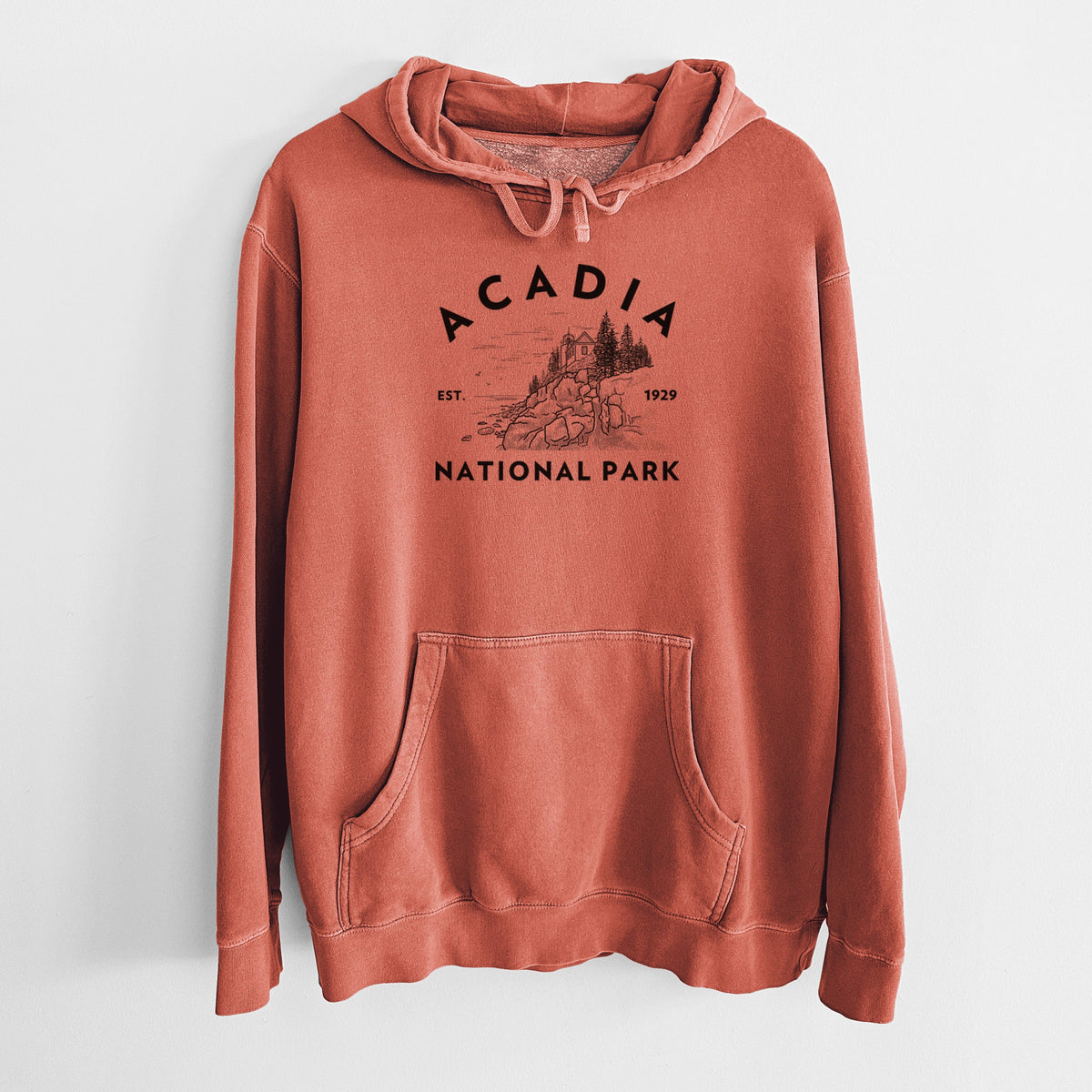 Acadia National Park - Unisex Pigment Dyed Hoodie
