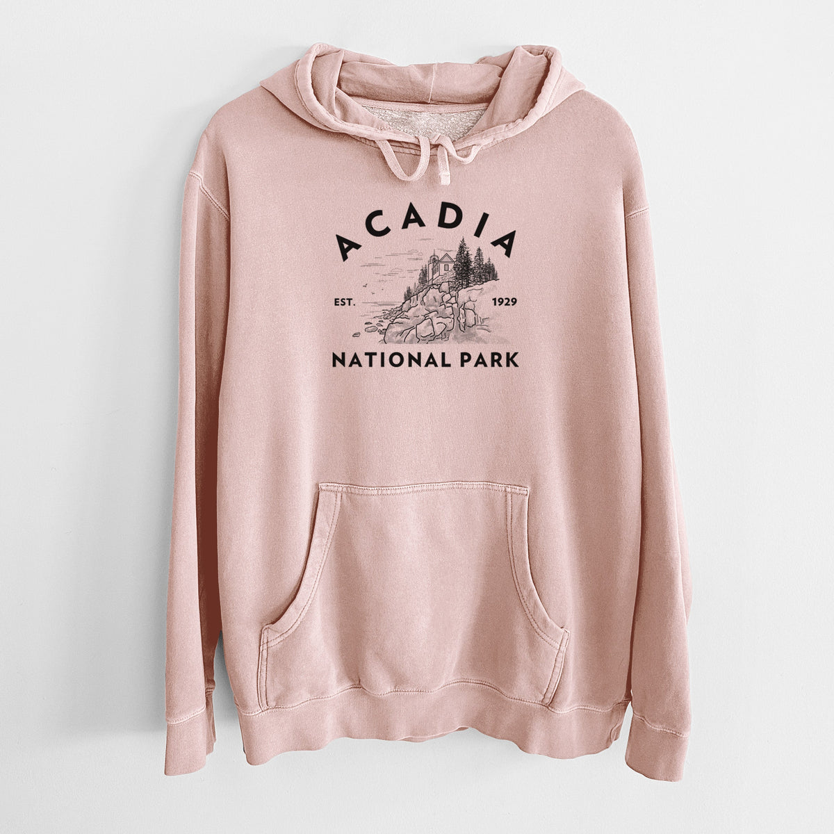 Acadia National Park - Unisex Pigment Dyed Hoodie