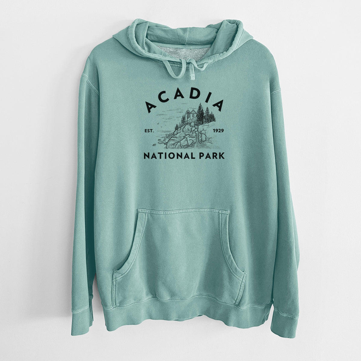 Acadia National Park - Unisex Pigment Dyed Hoodie