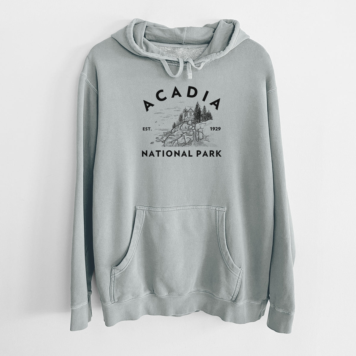 Acadia National Park - Unisex Pigment Dyed Hoodie