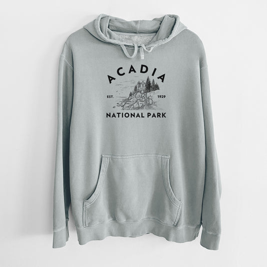 Acadia National Park - Unisex Pigment Dyed Hoodie