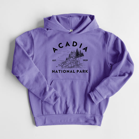 Acadia National Park  - Statement Midweight Hoodie