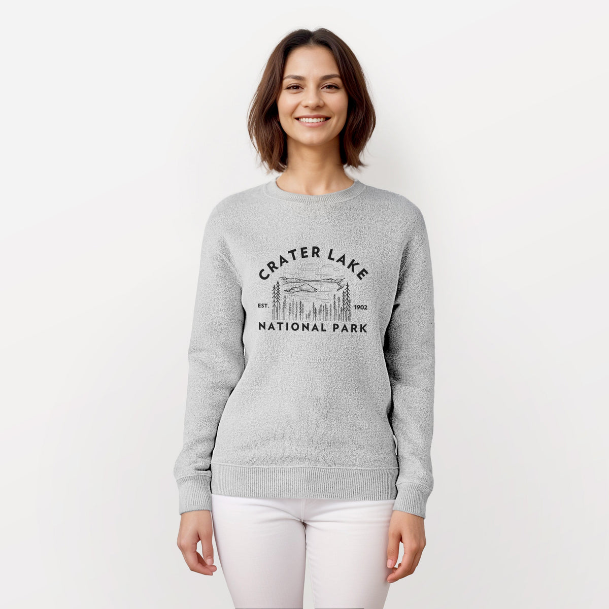 Crater Lake National Park - Knit Sweatshirt