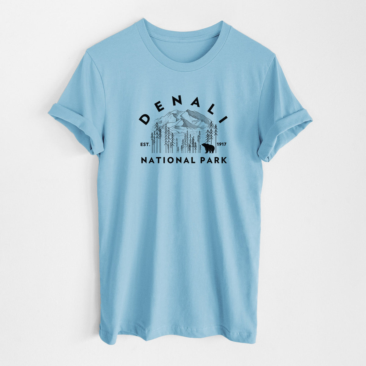Denali National Park - Lightweight 100% Cotton Unisex Crewneck